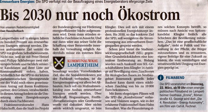 CCI00020 Kommunalwahl 2011 SPD CCI00020 Kommunalwahl 2011 SPD